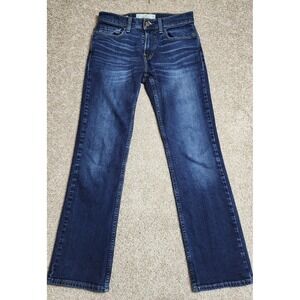 Hollister Men's Bootcut Jeans 28x30 Dark Wash Stretch Denim Y2K Style